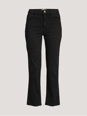 FRAME |  Le High Straight-Leg Jeans Raw Hem